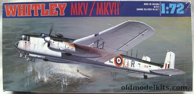 AGA 1/72 Armstrong Whitworth Whitley Mk.V VII - ex Frog, MKA00108 plastic model kit